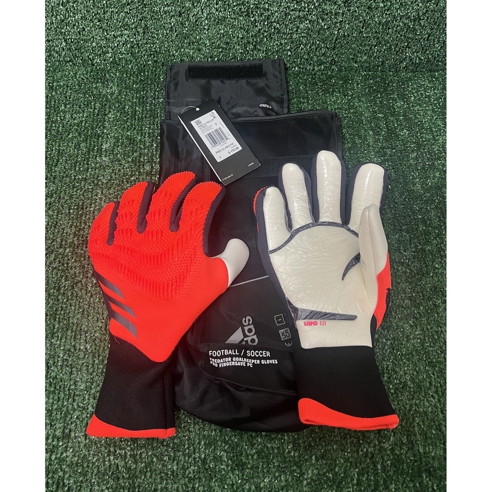 Adidas Predator GL Pro Fingersave Goalkeeper‎ Gloves Size 7 IX3863